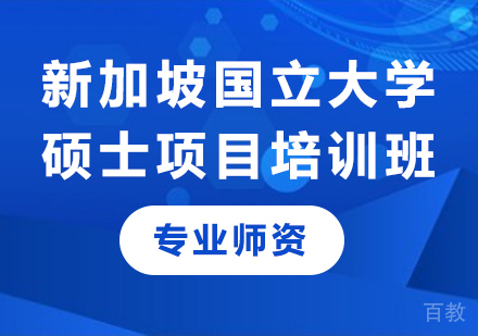北京新加坡国立大学硕士项目培训班