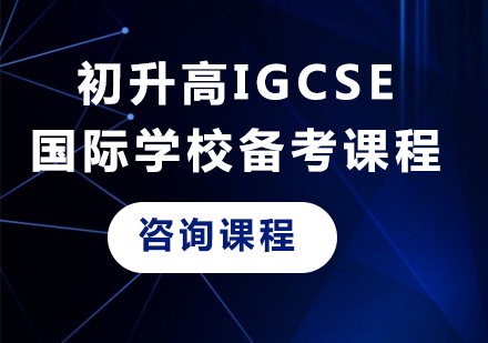 深圳初升高IGCSE国际学校备考课程培训班