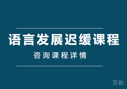 深圳语言发展迟缓课程培训班