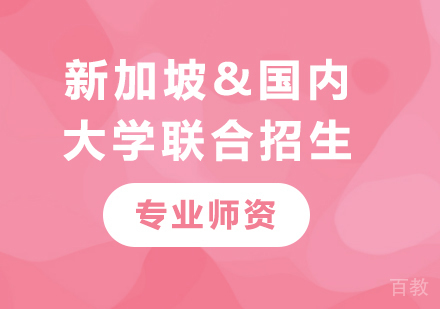 广州新加坡&国内大学联合招生培训班