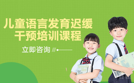 儿童语言发育迟缓干预培训课程
