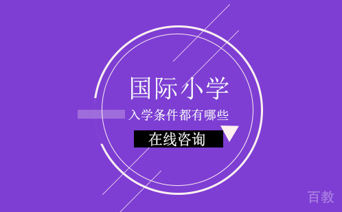 国际小学的入学条件都有哪些