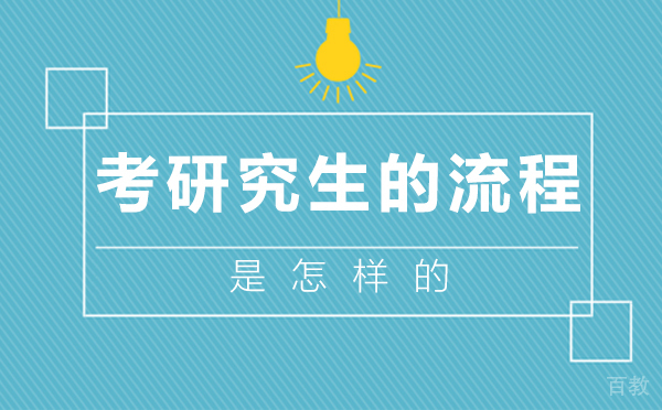 考研究生的流程是怎样的 