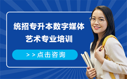 统招专升本数字媒体艺术专业培训