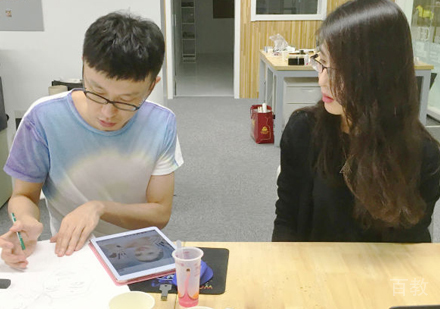北京VA国际艺术教育校区学员学习场景展示
