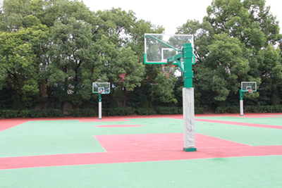 上海东光明日本高中篮球场