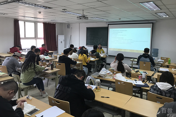 上海跨考考研授课现场