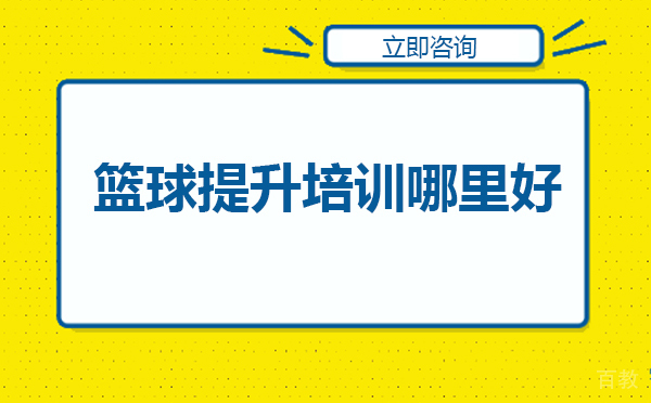 北京篮球提升培训哪里好 