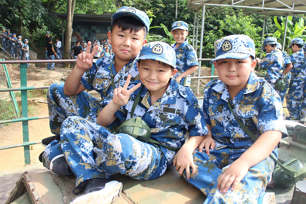 上海黄埔军事夏令营学生风采
