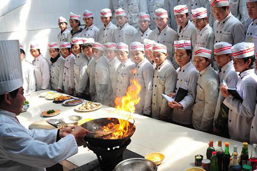 老师示范