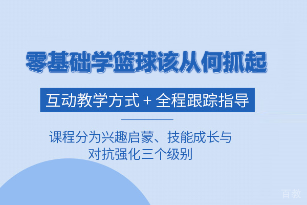 零基础学篮球该从何抓起 