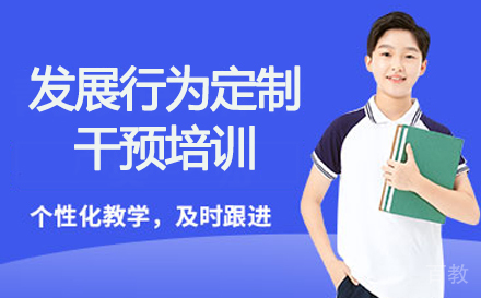 发展行为定制干预培训