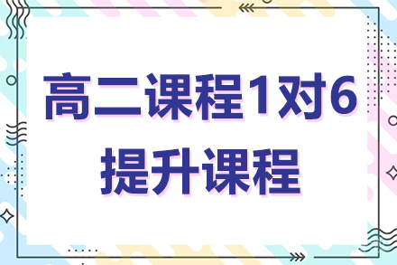 高二课程1对6提升课程