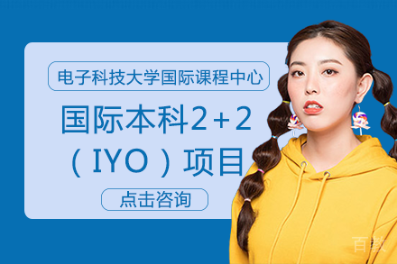 电子科技大学国际课程中心国际本科2+2（IYO）项目