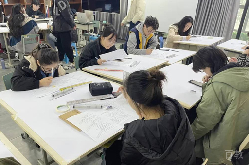 北京四方手绘校区学员上课场景展示