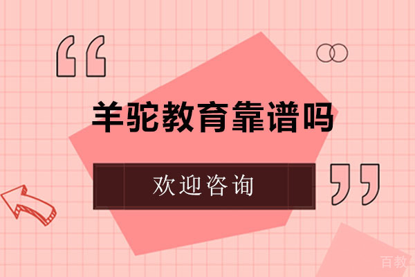 沈阳羊驼教育靠谱吗 
