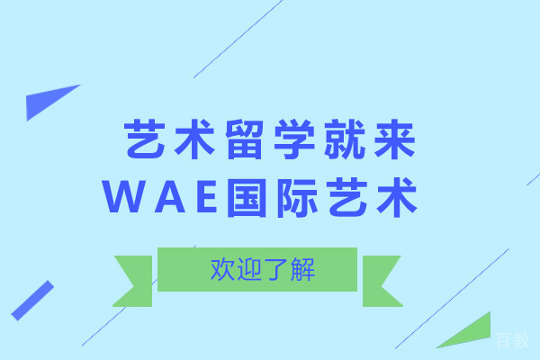 青岛艺术留学就来WAE国际艺术教育 