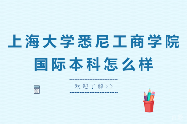 上海大学悉尼工商学院国际本科怎么样 