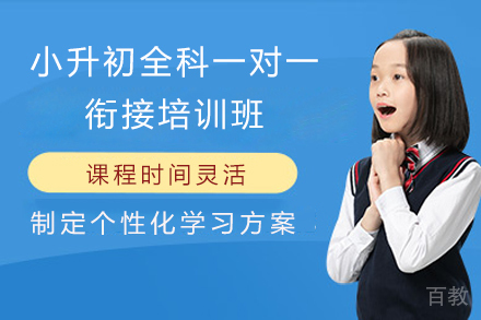 重庆小升初全科一对一衔接培训班