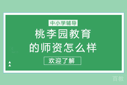 南宁桃李园教育的师资怎么样 