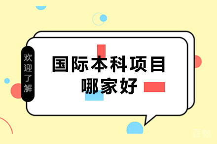 广州国际本科项目哪家好
