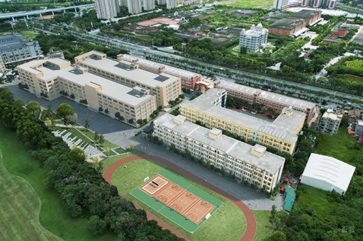 学校鸟瞰图