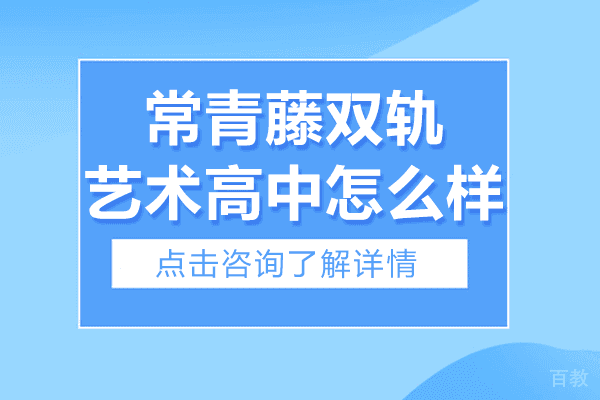 上海常青藤双轨艺术高中怎么样