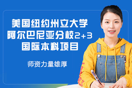 美国纽约州立大学阿尔巴尼亚分校2+3国际本科项目