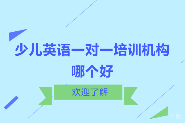 少儿英语一对一培训机构哪个好-少儿英语1对1培训哪家好