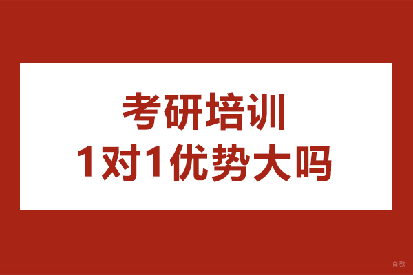 考研培训一对一优势大吗-考研培训一对一优势有哪些 