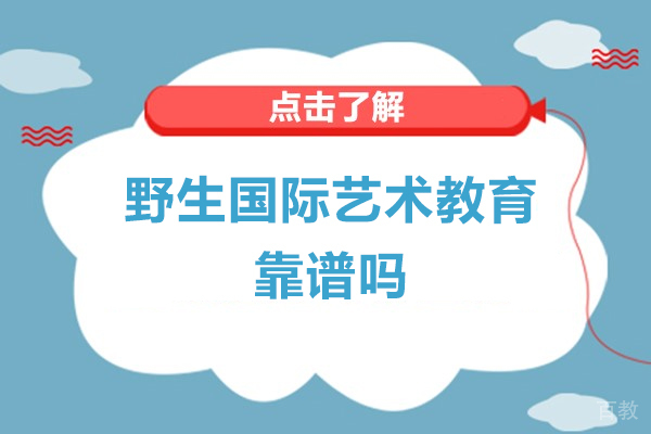 杭州野生国际艺术教育靠谱吗-好不好 