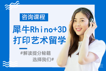 杭州犀牛Rhino+3D打印艺术留学课程