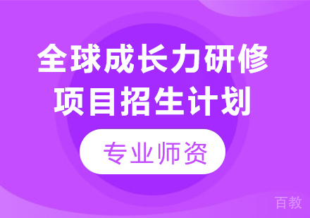 全球成长力研修项目招生计划