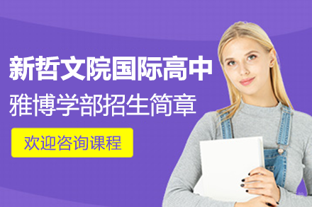 深圳新哲文院国际高中雅博学部招生简章