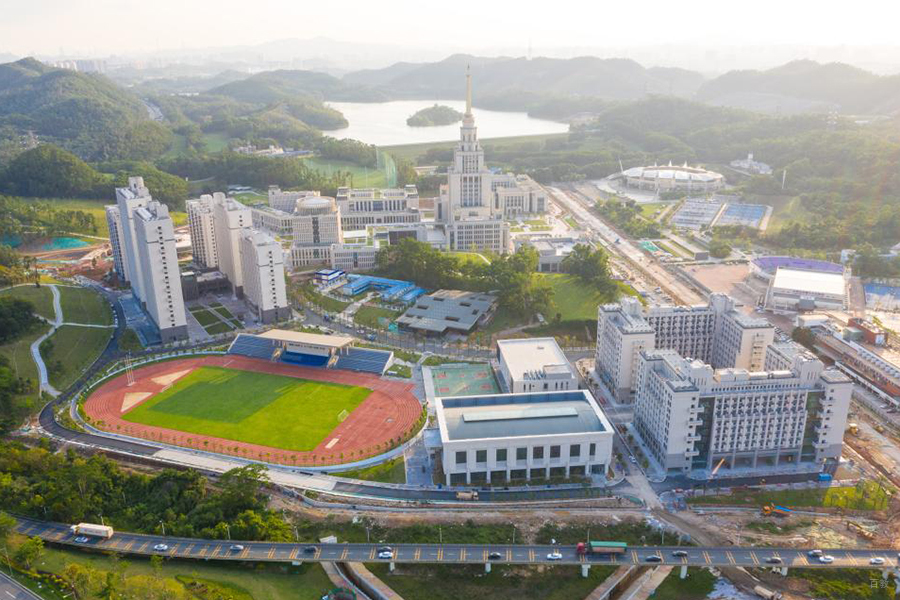 学校俯视全景环境相册