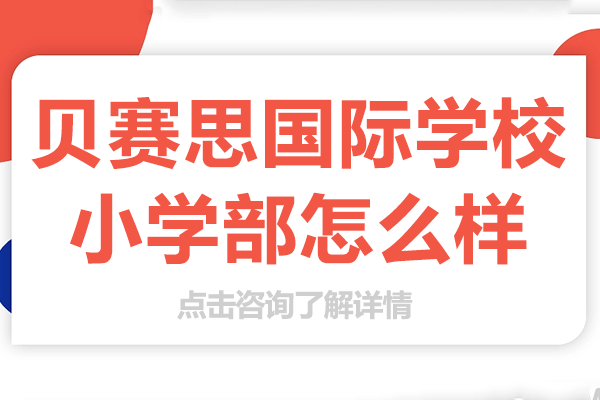 深圳贝赛思国际学校小学部怎么样 
