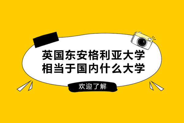 英国东安格利亚大学相当于国内什么大学