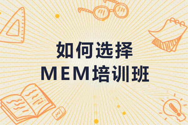 成都如何选择MEM培训班 