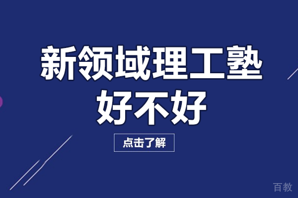 上海新领域理工塾好不好 