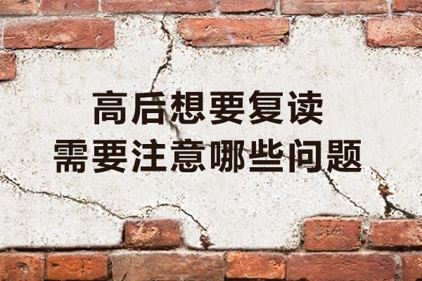 2024高考复读全攻略：五大核心注意事项与备考策略