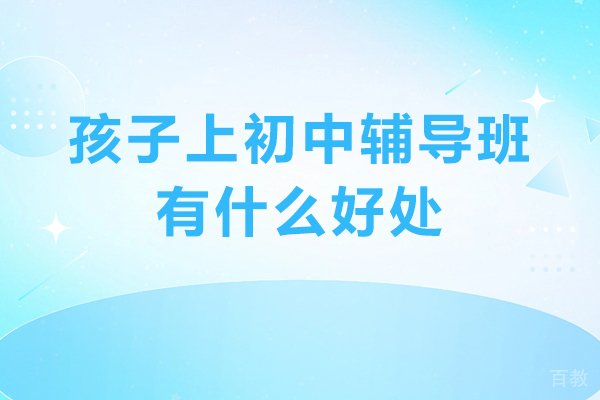 初中课外辅导核心价值深度解读 