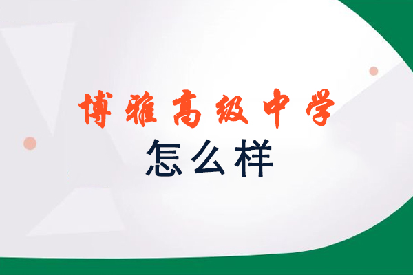 南京博雅高级中学全方位解析：教育特色与升学优势深度解读 