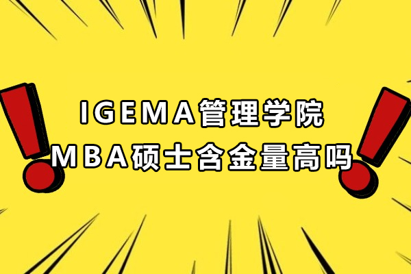 深度解析西班牙IGEMA商学院MBA项目含金量