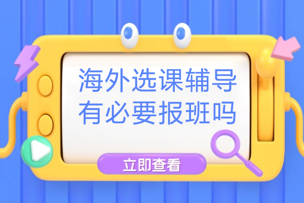 海外选课辅导必要性解析：专业机构如何助力留学规划 