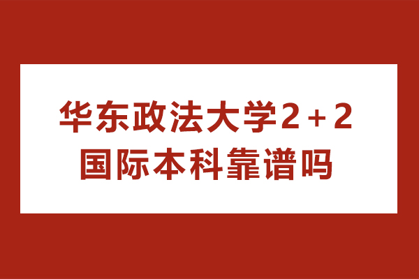 华东政法大学2+2国际本科深度解析：优质升学路径全揭秘 