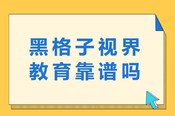 成都黑格子视界教育真实评价：课程体系与教学优势解析 