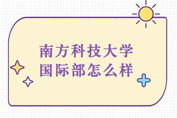探索南方科技大学国际部：国际化教育特色深度解析
