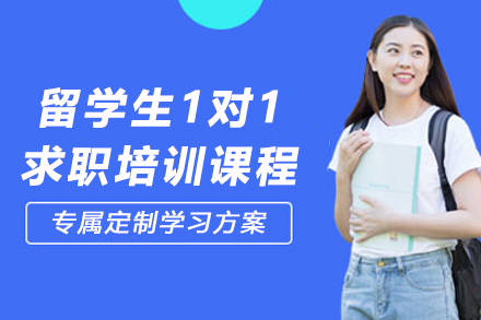 天津留学生求职一对一高效辅导计划