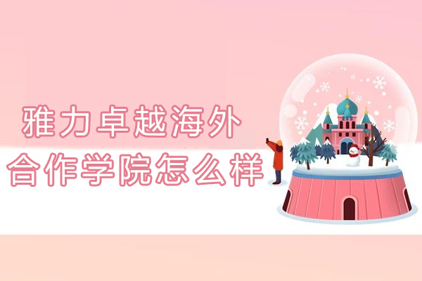 探秘成都雅力卓越海外合作学院的教育魅力 