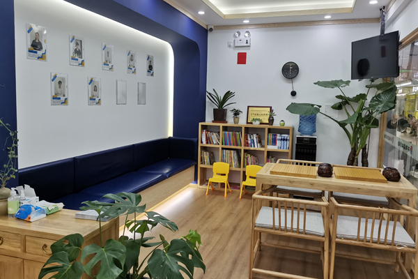 北京弈海围棋校区课间等候区环境展示